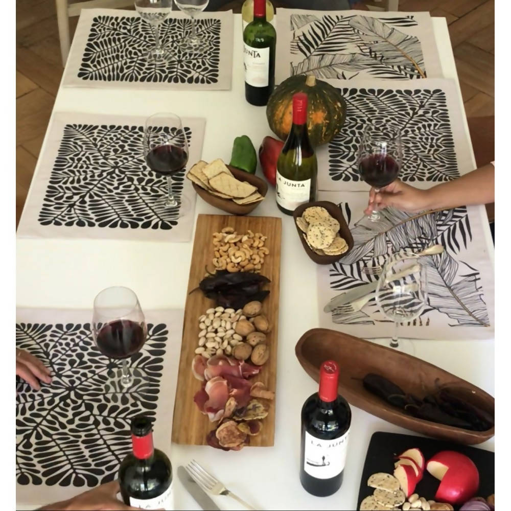 Set de Individuales Tropical - Linet Natural