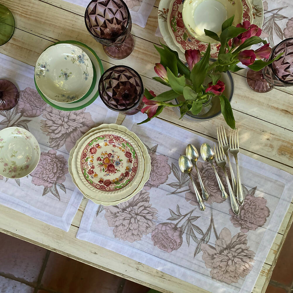 set de Individuales Gardenia - Velo Organza