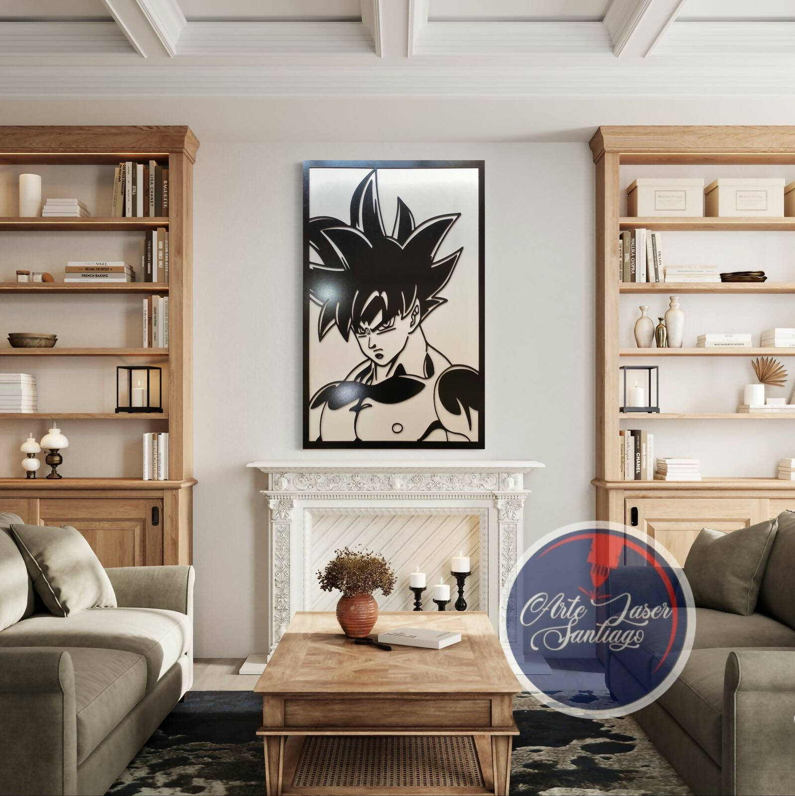 (A PEDIDO) Cuadro Goku 100x64cm