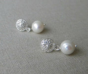 AROS PLATA MANDALA PERLA RÍO