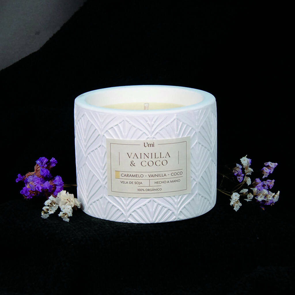 Vela de soja Umi Aroma Vainilla Coco 200 gr