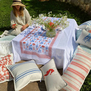 Camino de mesa velo organza Octopus