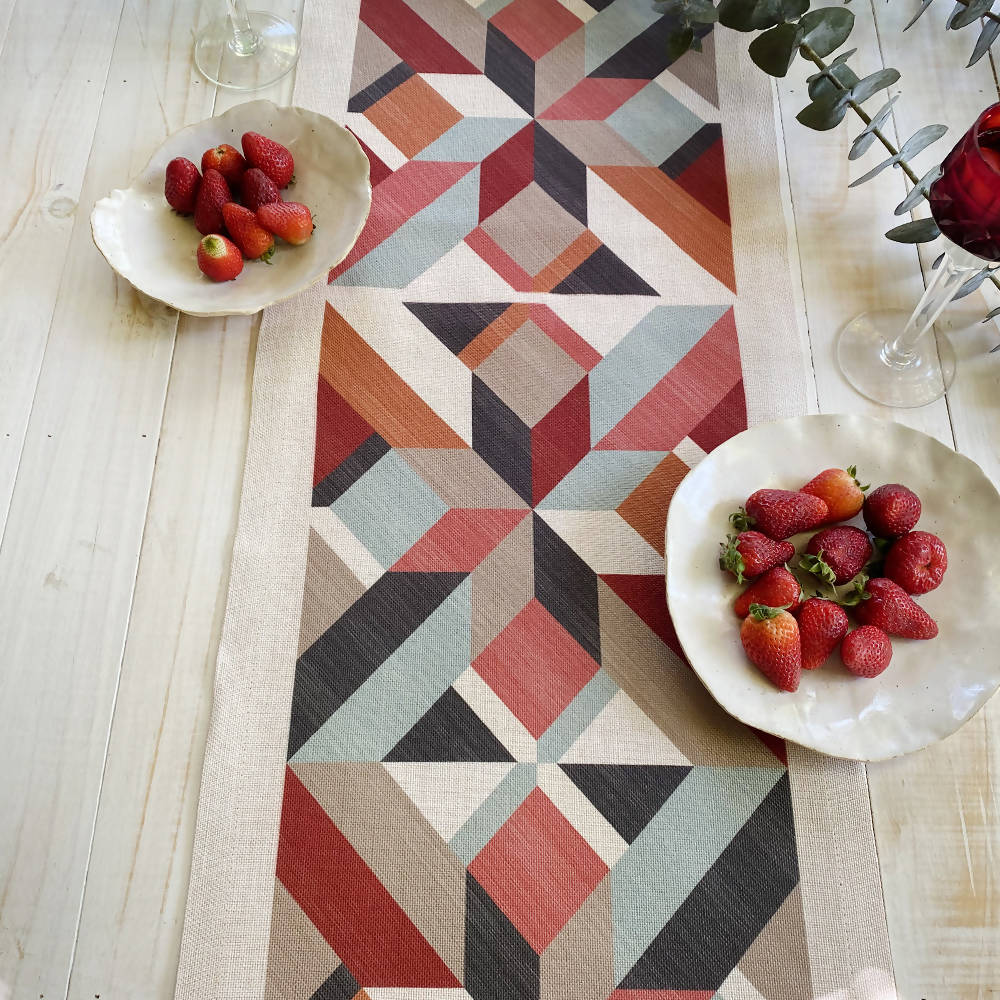 Camino de Mesa Terrazo - Linet Natural