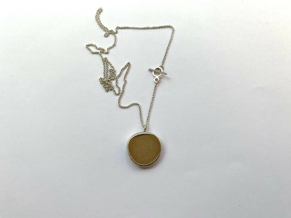 Collar Círculo S_beige