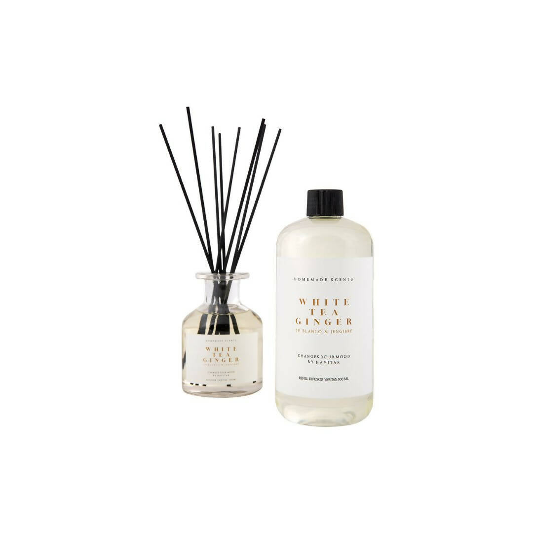 Refill Difusor de varitas 500 ml White Tea Ginger