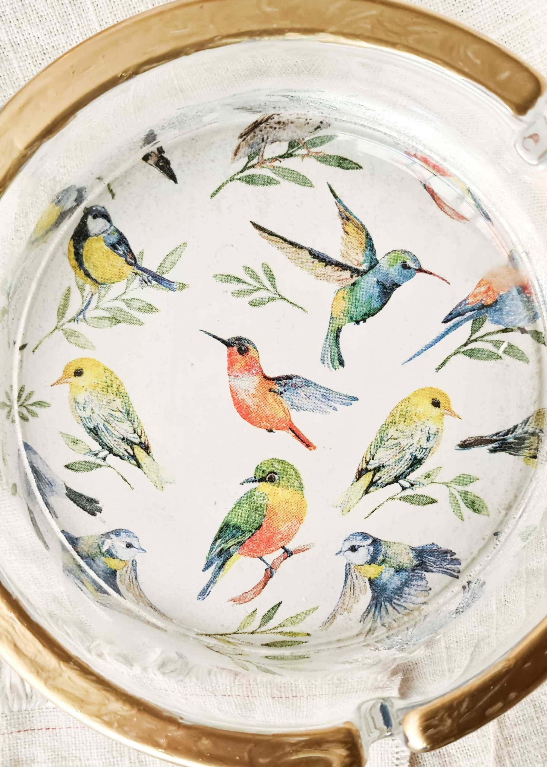 Cenicero 13 cm Pajaritos