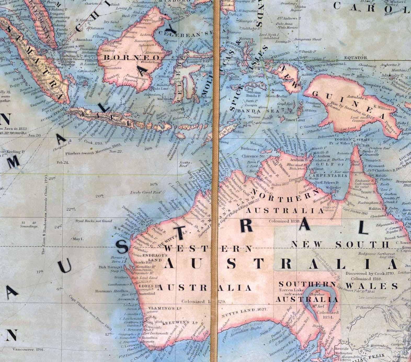 Mapa del Mundo 1847 - Deco Mural - Mappin
