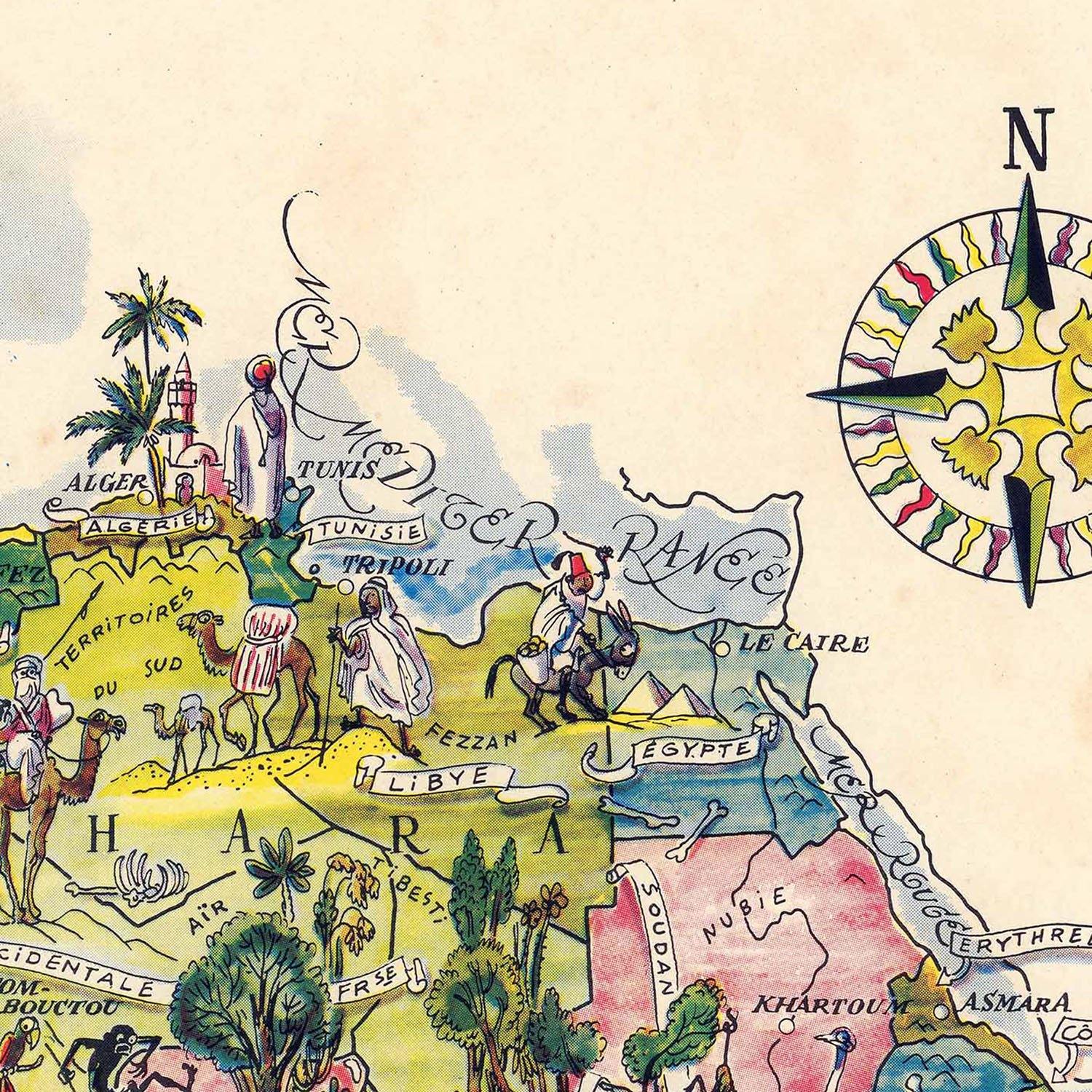 África ilustrada - Lámina - Mappin