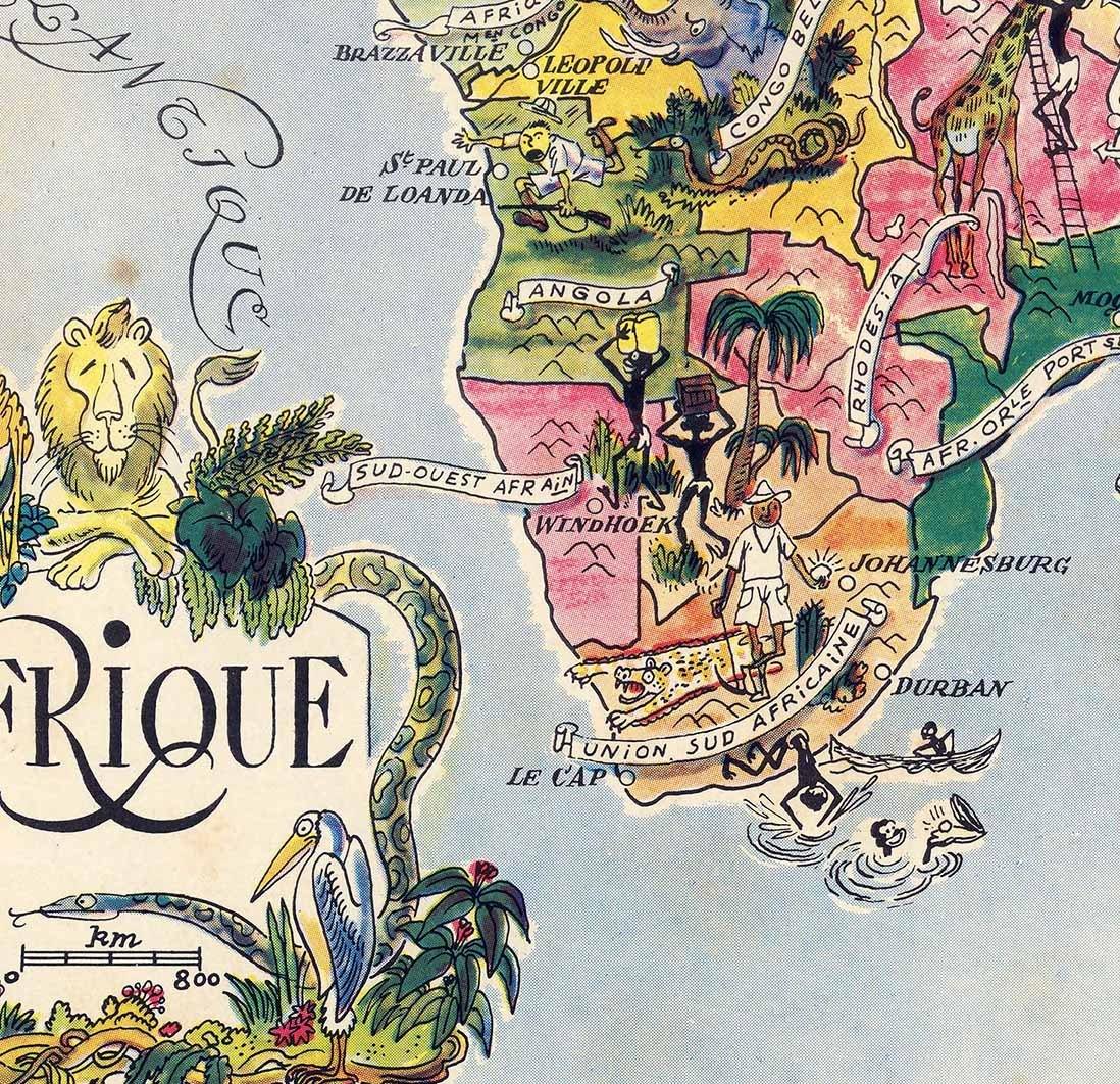 África ilustrada - Lámina - Mappin