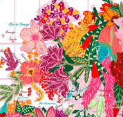Mapa Mundi de Flores - Lámina