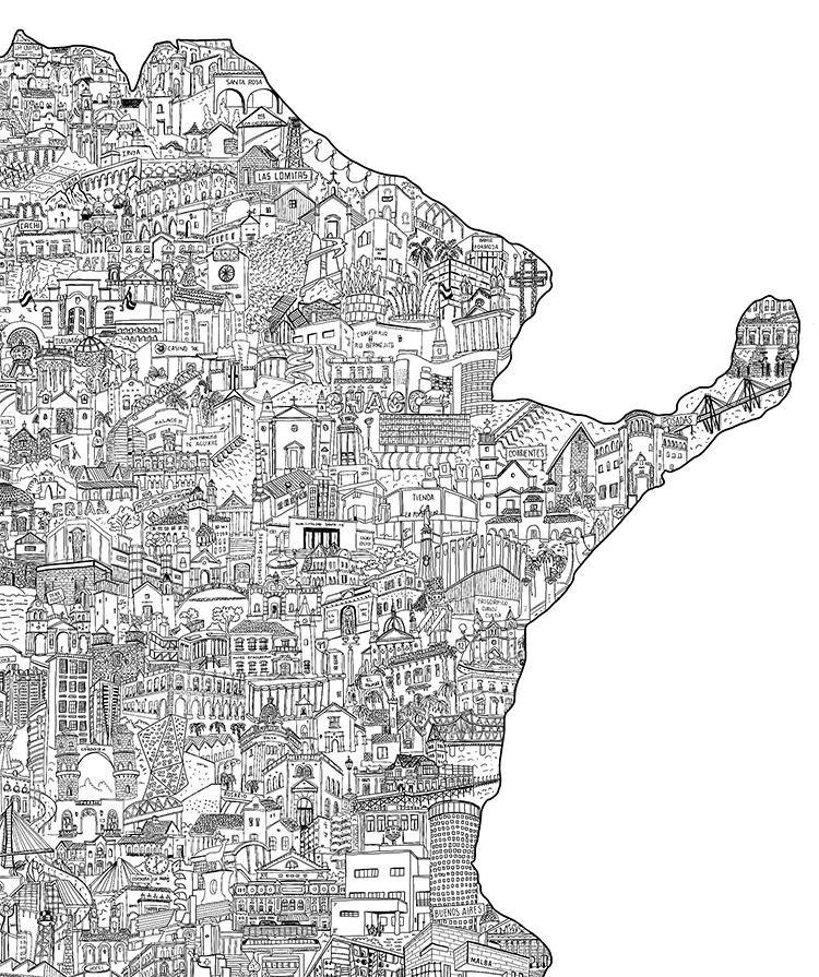 Argentina a Mano - Lámina - Mappin