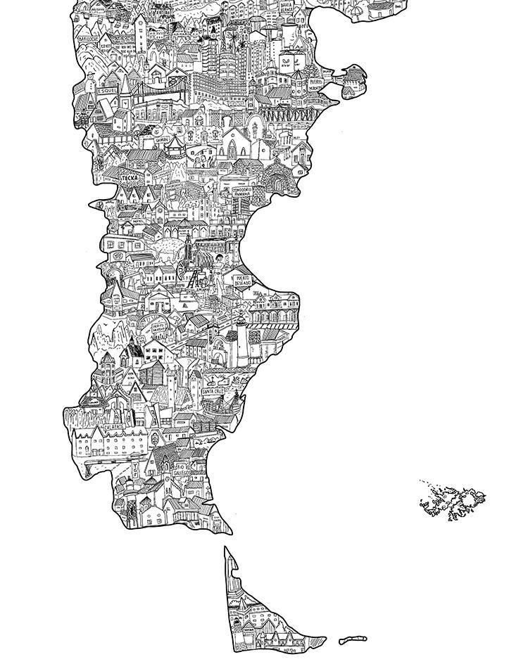 Argentina a Mano - Lámina - Mappin