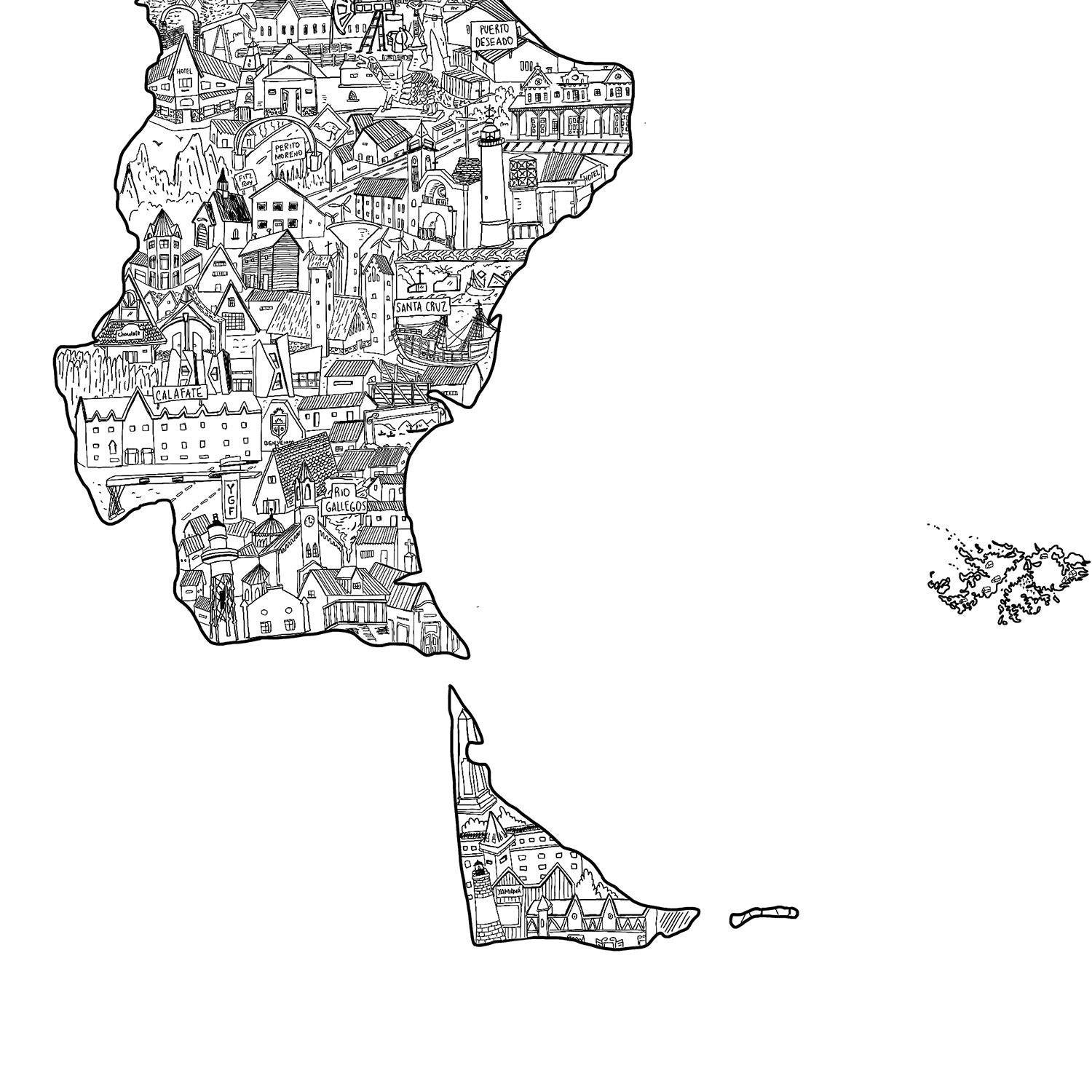 Argentina a Mano - Lámina - Mappin