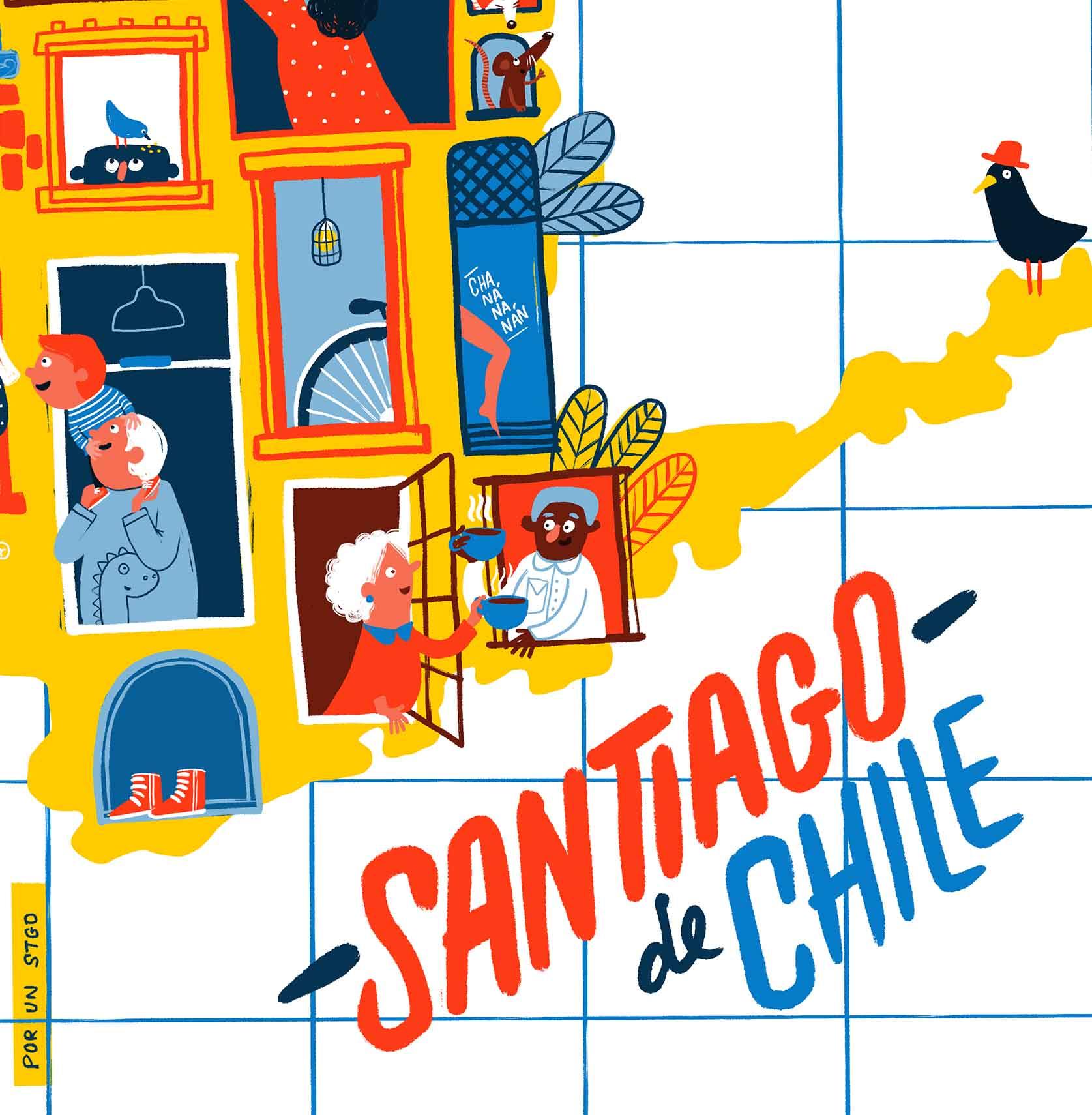 Santiago Sin Fronteras - Enmarcado - Mappin