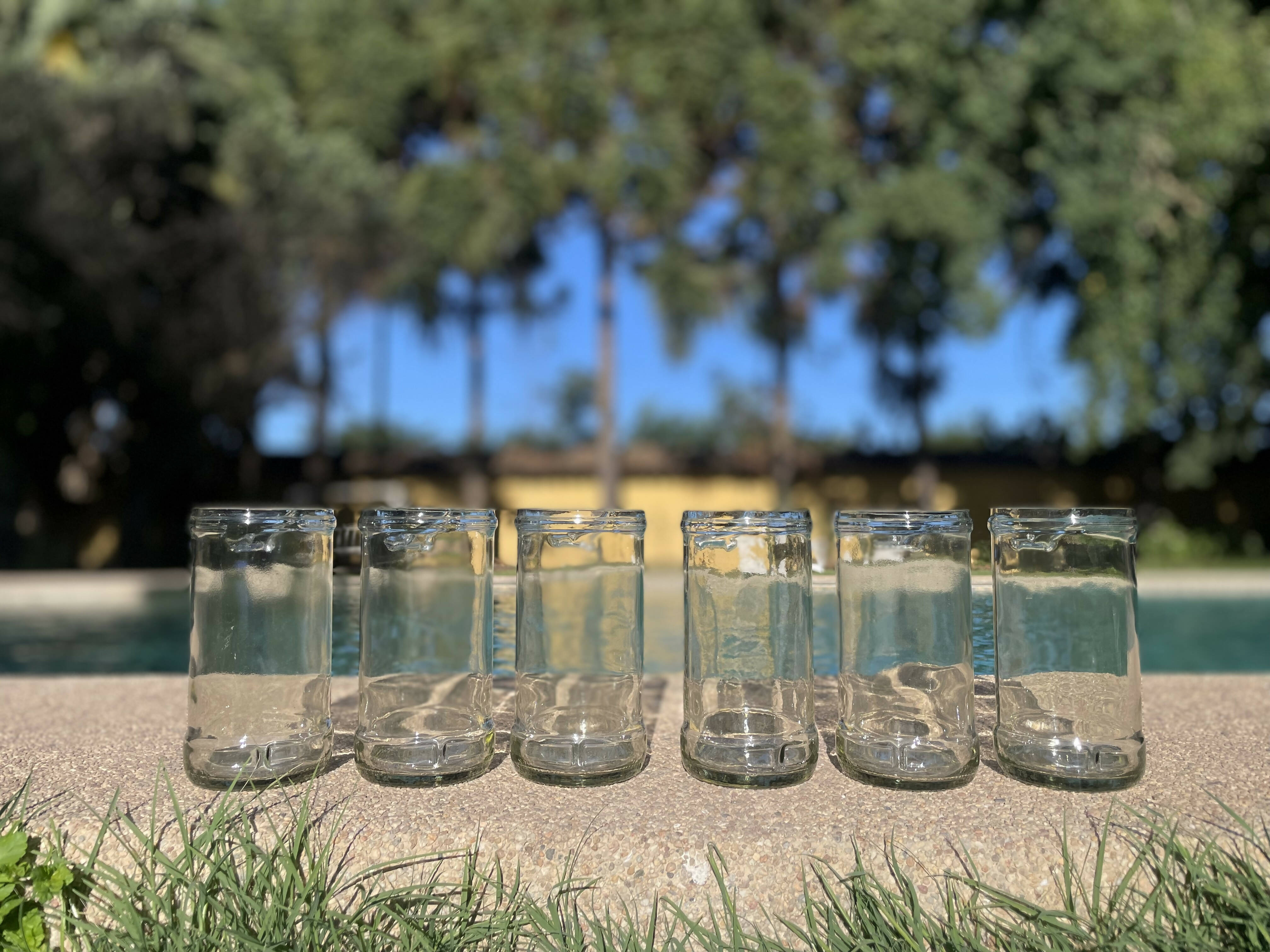 Stoneglass sixpack vasos transparentes
