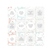 Tarjetas Hitos Bebé "Festa Menta"