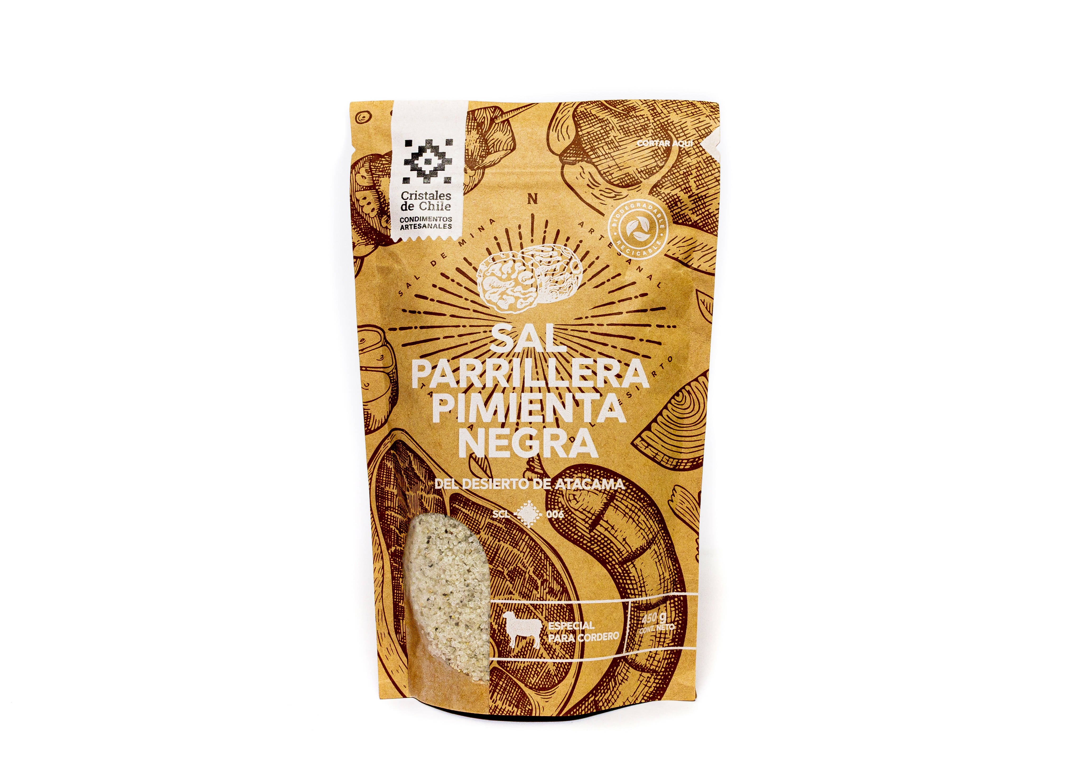 Sal parrillera pimienta - Creado en Chile