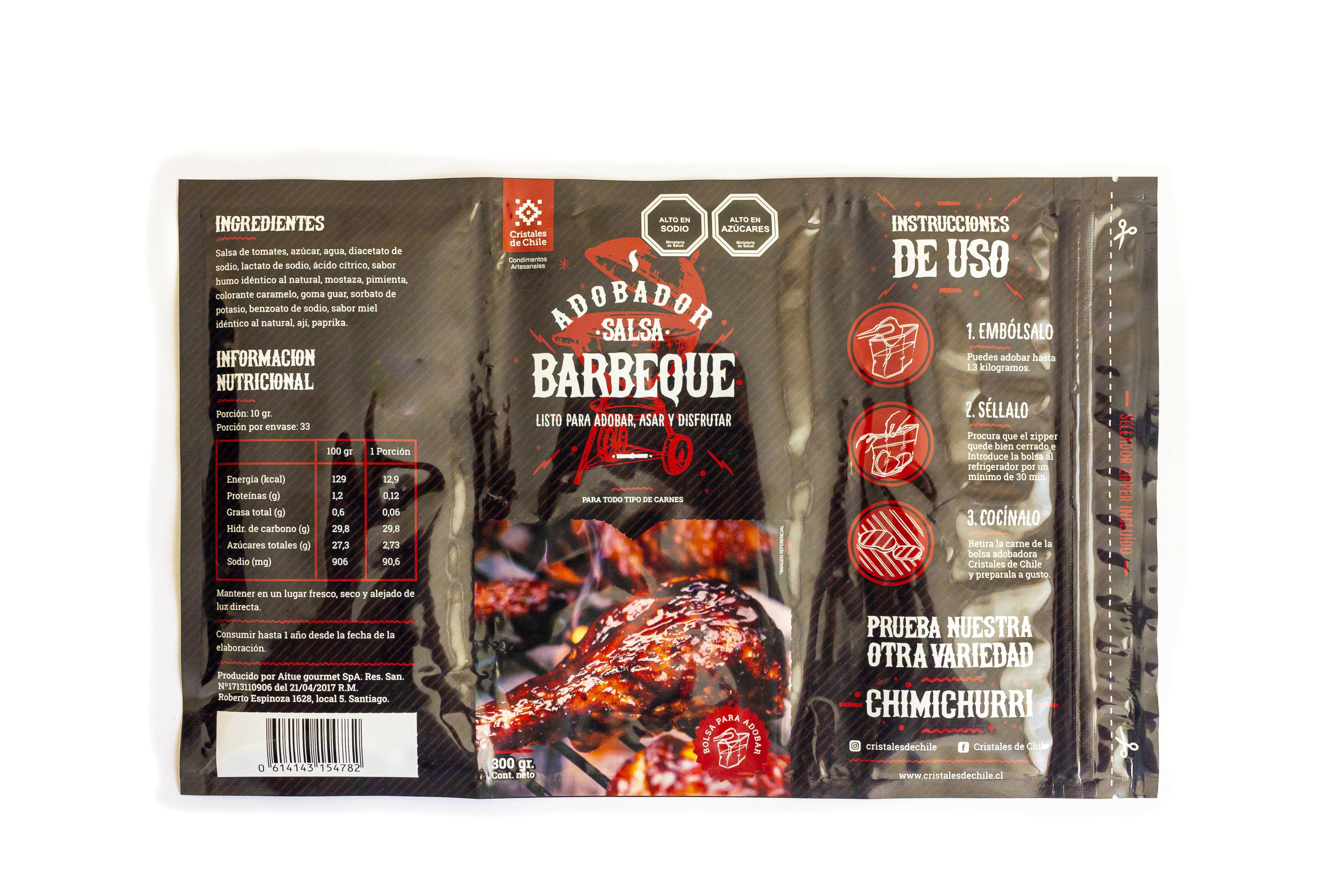 Salsa para adobar BBQ - Creado en Chile