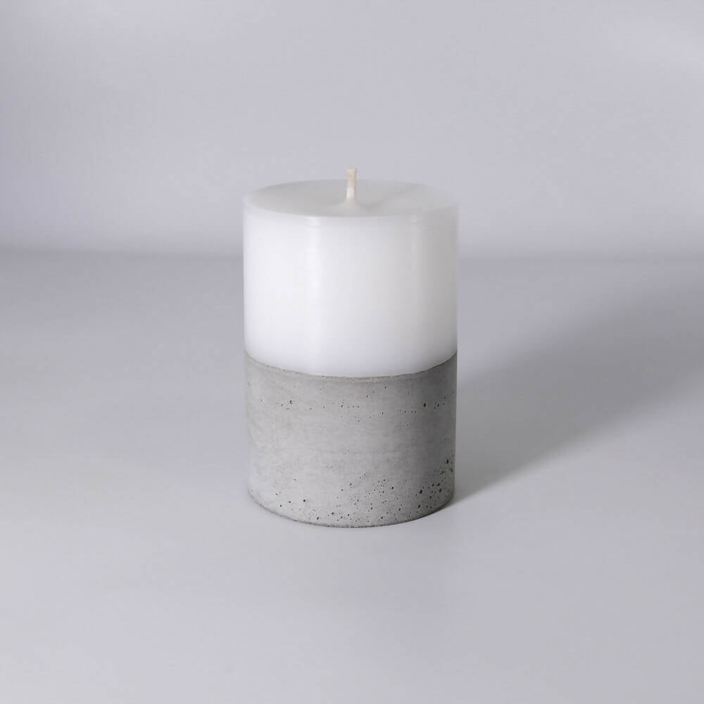 Vela con Hormigón Natural 10x7cm Küme