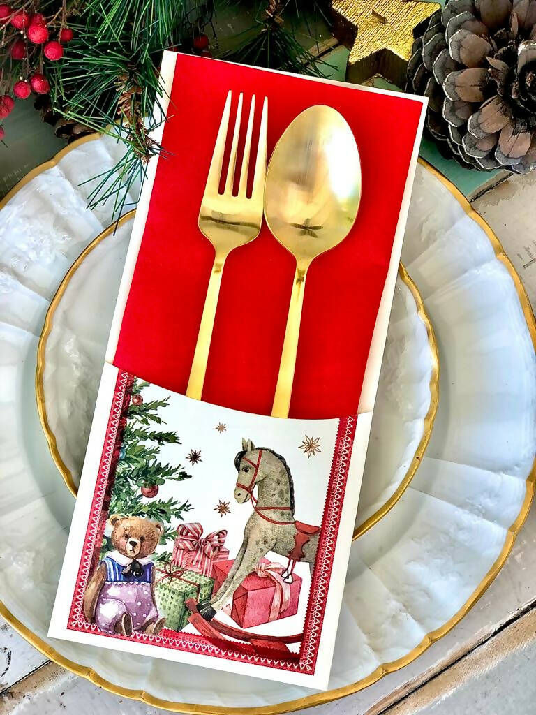 Porta Cubierto Cuento de Navidad