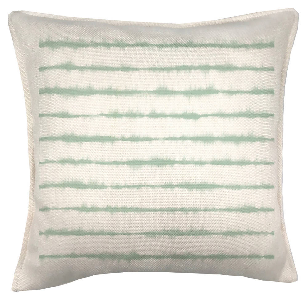 Cojín Lineas verde agua - 45 x 45