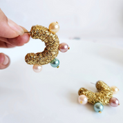 AROS HOOPS AVENUE GOLD