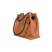 TEENKNOT Totebag / Camel / Negro