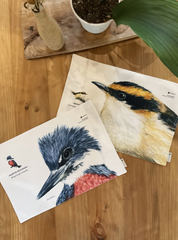 SET 4 INDIVIDUALES DISEÑO AVES I