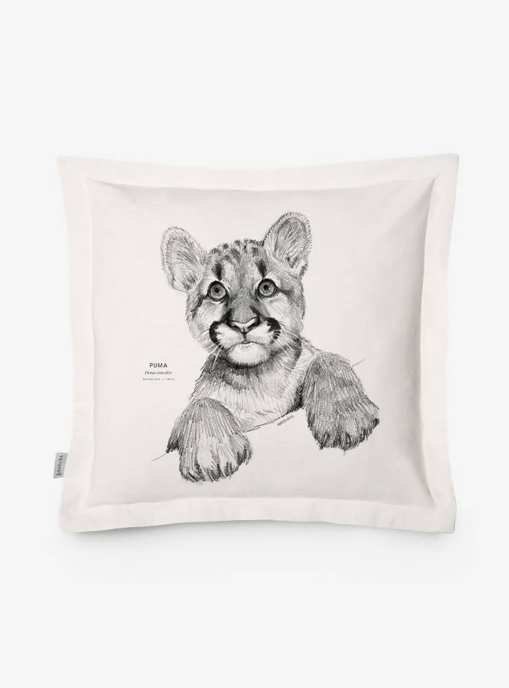 FUNDA COJÍN PUMA CACHORRO