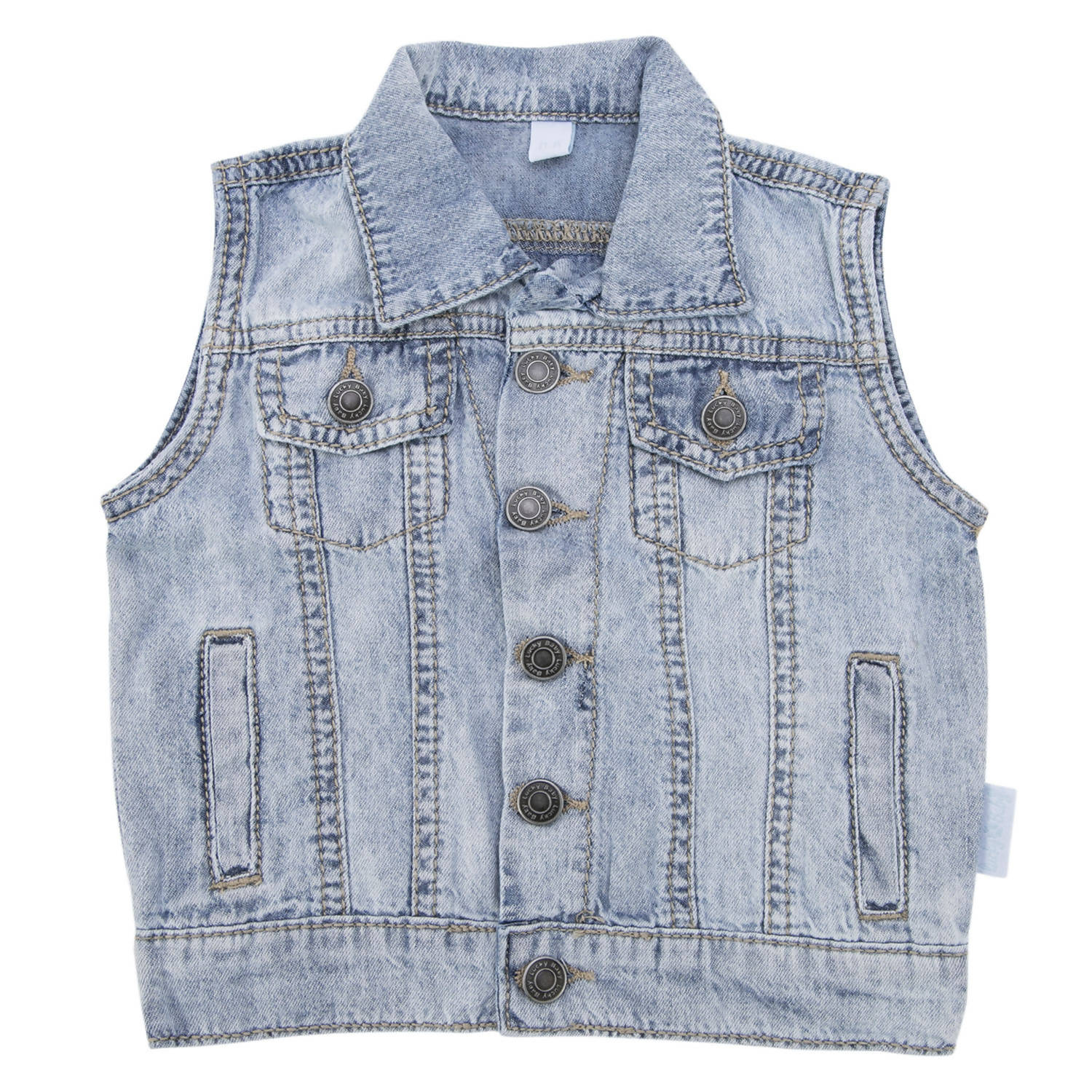 Chaqueta Mezclilla Unisex sin mangas