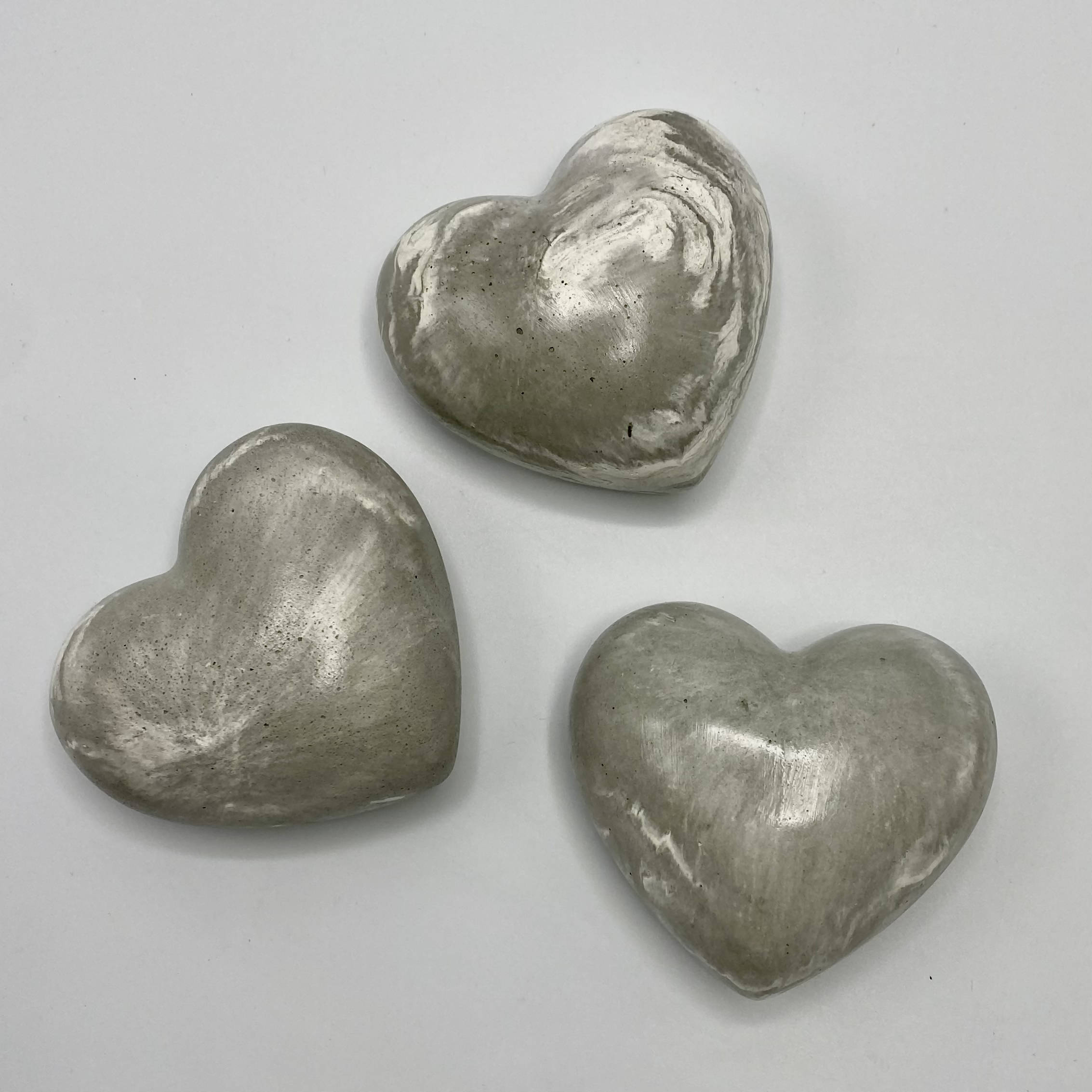 CORAZÓN DE HORMIGÓN MARMOLADO