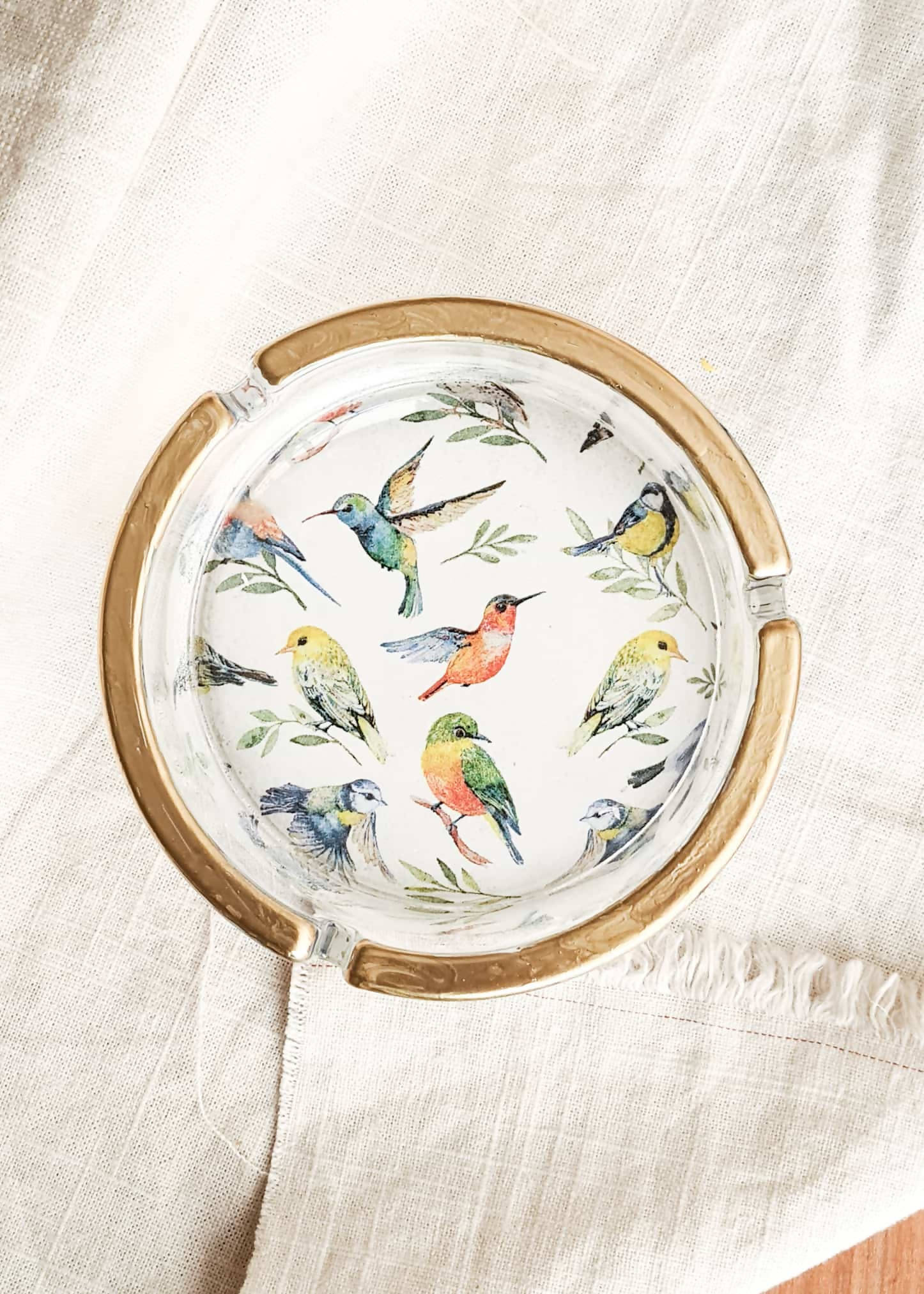 Cenicero 13 cm Pajaritos