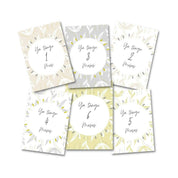 Tarjetas Meses Bebé "Tempo Ocre"