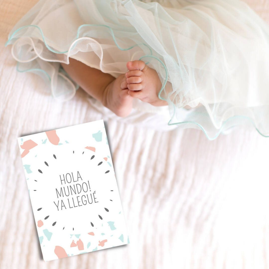Tarjetas Hitos Bebé "Festa Menta"
