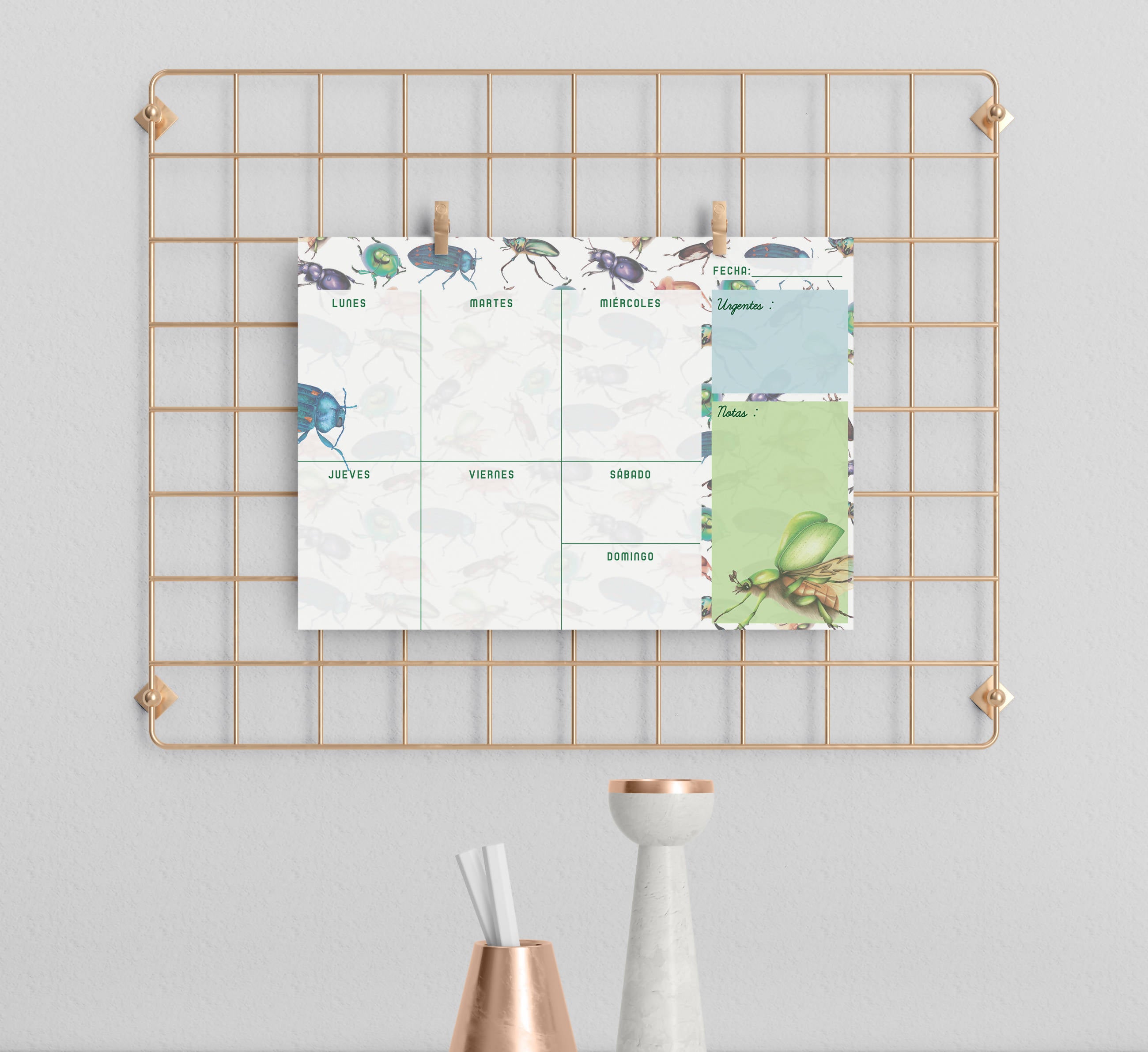 Planer Semanal - Loco x por los escrabajos