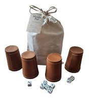 Juegos de Cachos de Cuero Café Claro