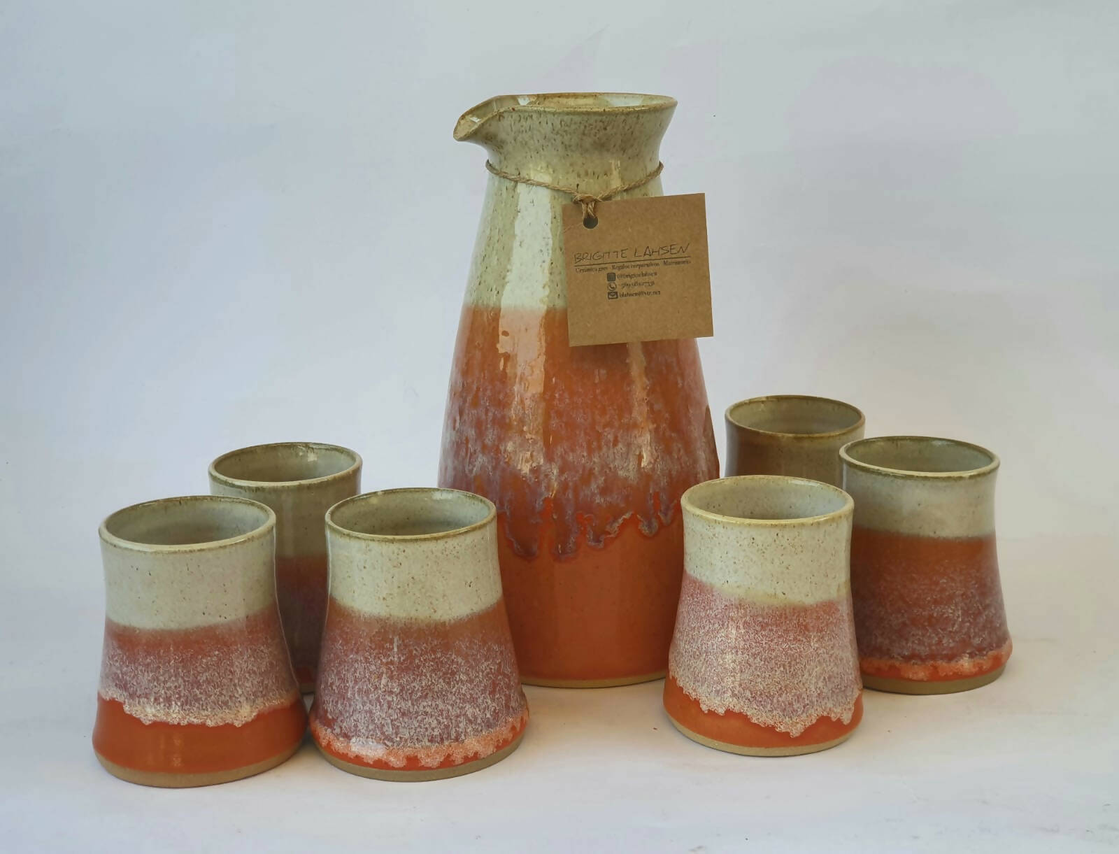 JUEGO PISCO SOUR NARANJO CREMA