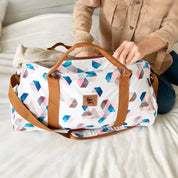 Bolso viaje sustentable hexágonos Paper Home