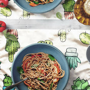 Set x 6 individuales anti manchas rectangulares cactus Paper Home