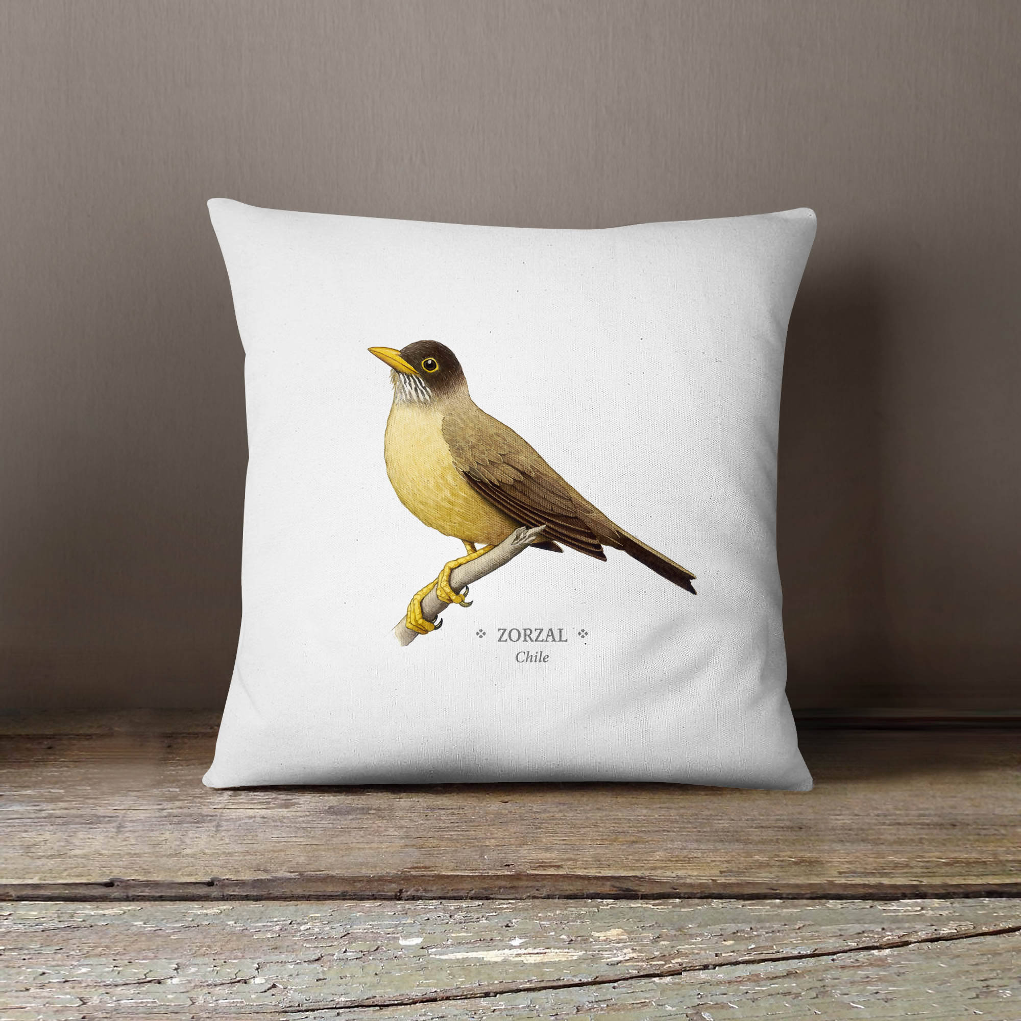 Funda Cojín Zorzal