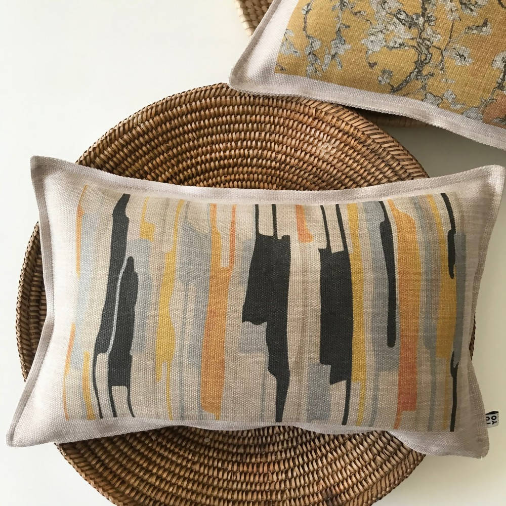 Cojin Tapiz Mostaza 3 - 50 x 30