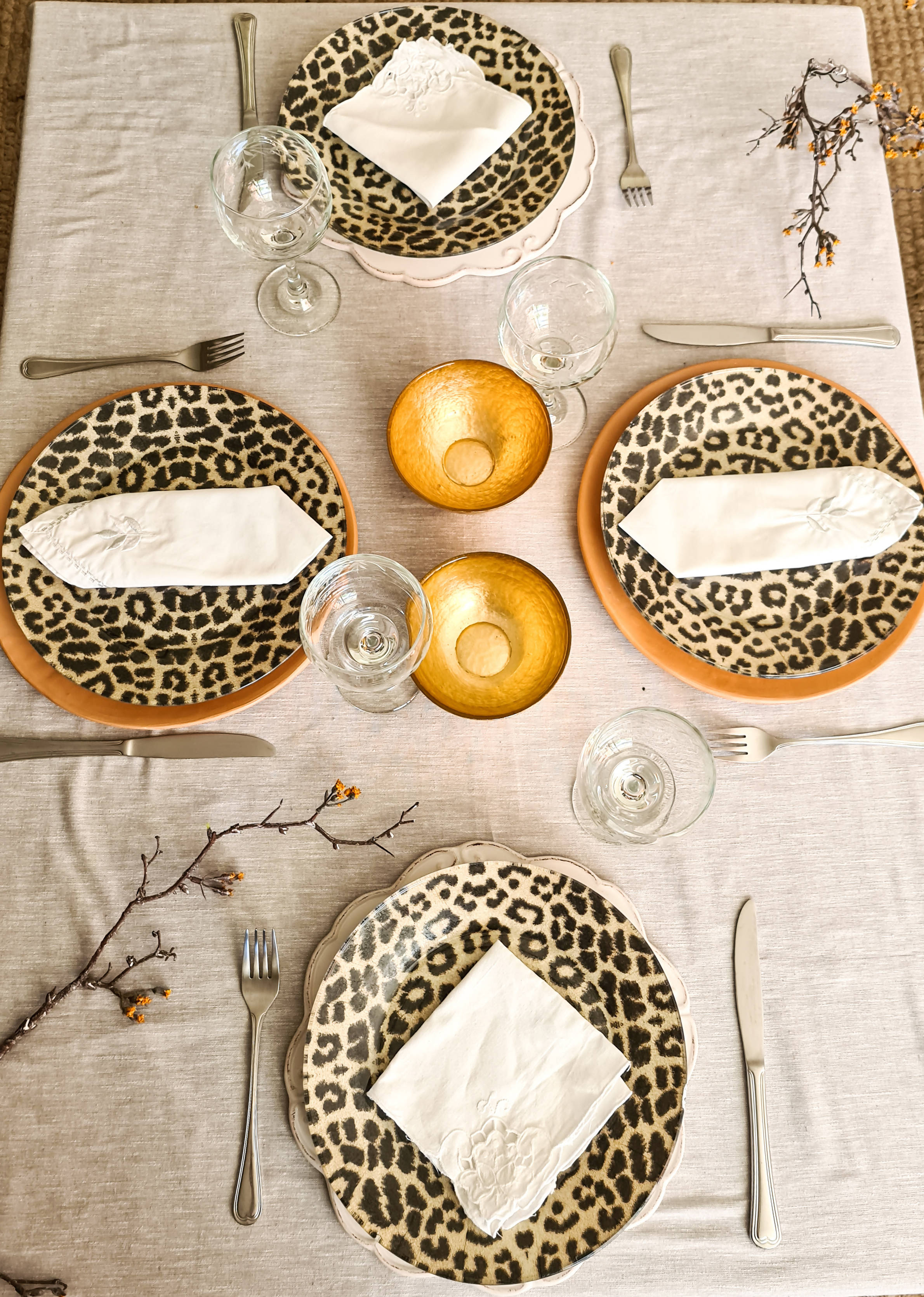 Plato fondo Print redondo