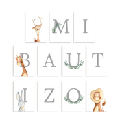 Pack de Banderines Mi Bautizo Animali 2