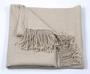 Chal/Bufandon Baby Alpaca color Beige