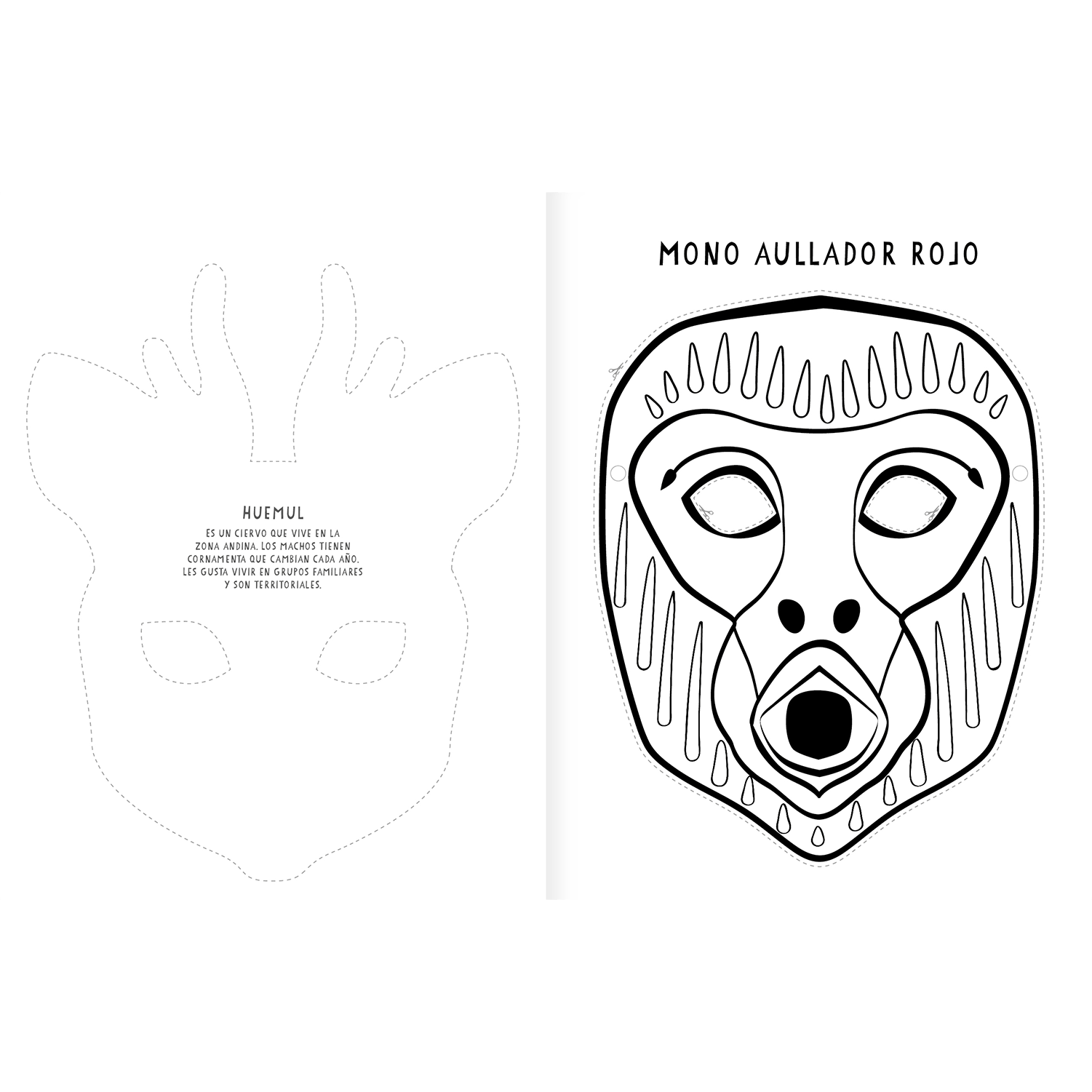 MáscarasPinta y recorta