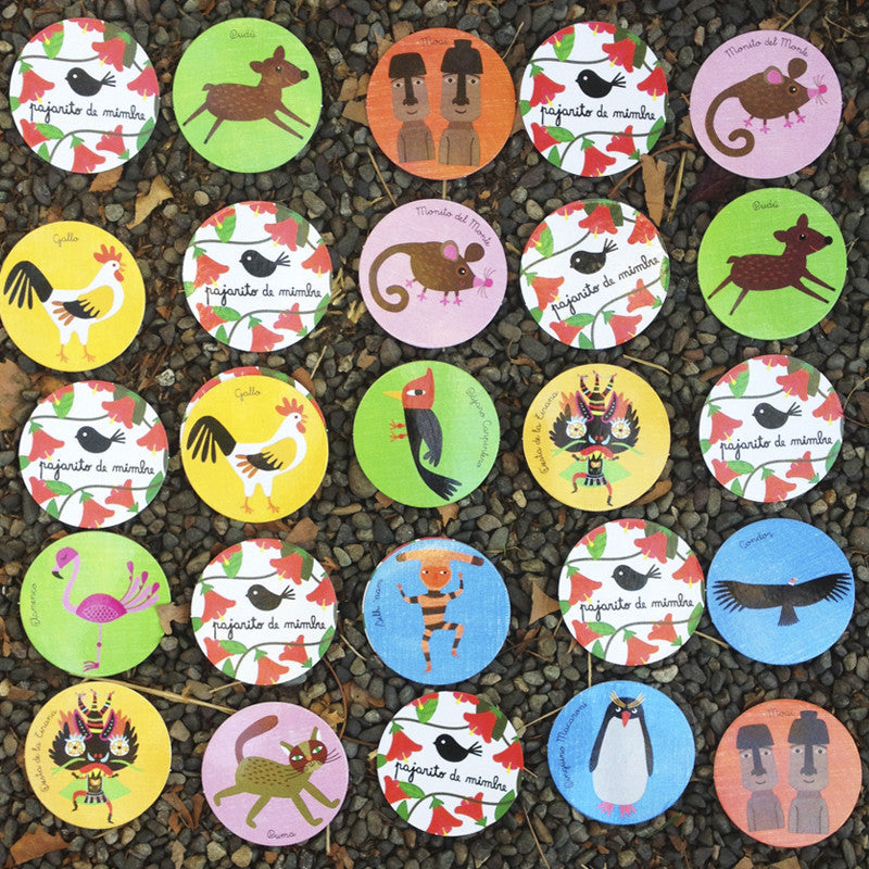 Memorice de flora y fauna chilena