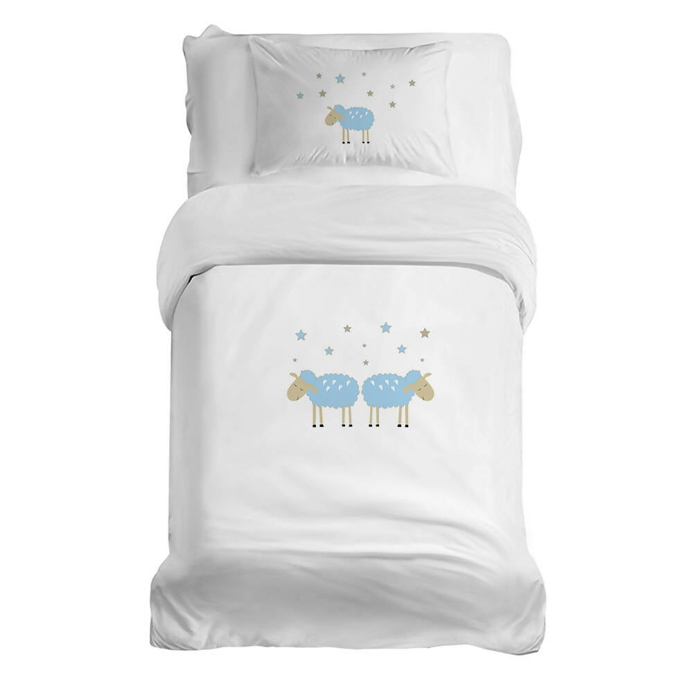 Cubreplumón Ovejita Celeste