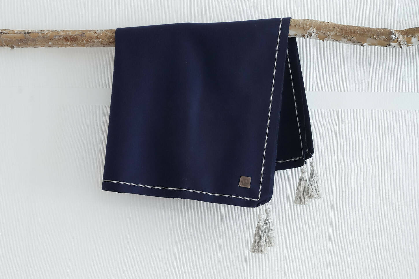 Carpeta de juegos de paño de lana azul CJLPONZ