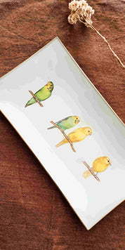 Bandeja Rectangular Pájaros