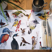 Individuales de aves nativas del sur de Chile ilustrados - Creado en Chile